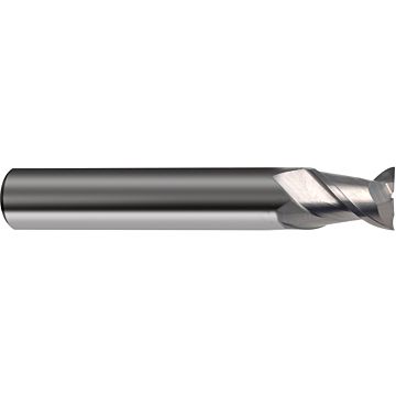 Aluminium Langhulfræser (2 skær) Aluminium Langhulfræser (2 skær)